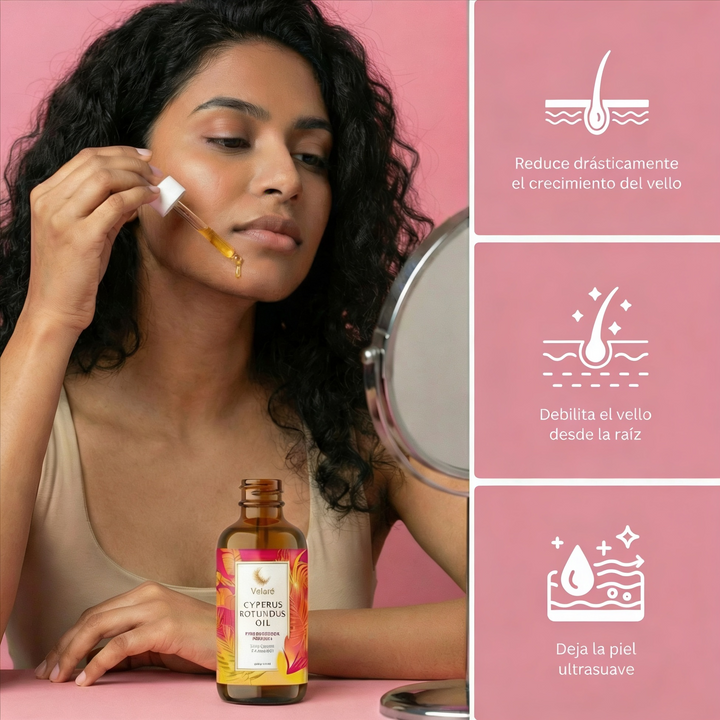 Aceite Depilatorio Natural para Piel Suave – Cyperus Rotundus Oil