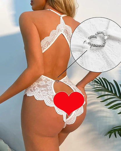 Body Lencería Sexy Espalda Abierta – Encaje Elegante