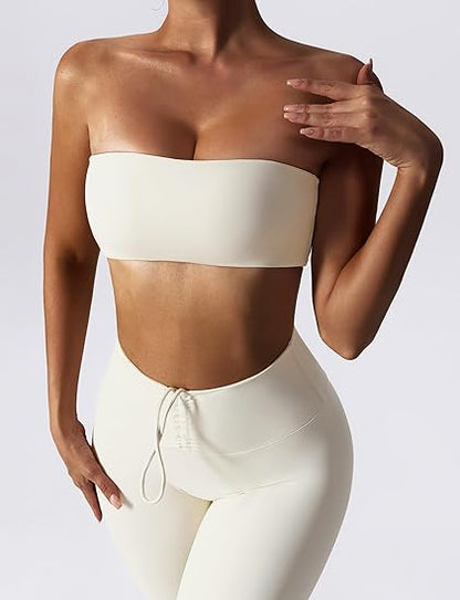 Top Deportivo Sin Tirantes Push Up – Comodidad y Sujeción Total