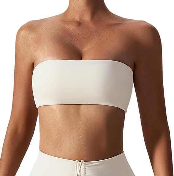 Top Deportivo Sin Tirantes Push Up – Comodidad y Sujeción Total