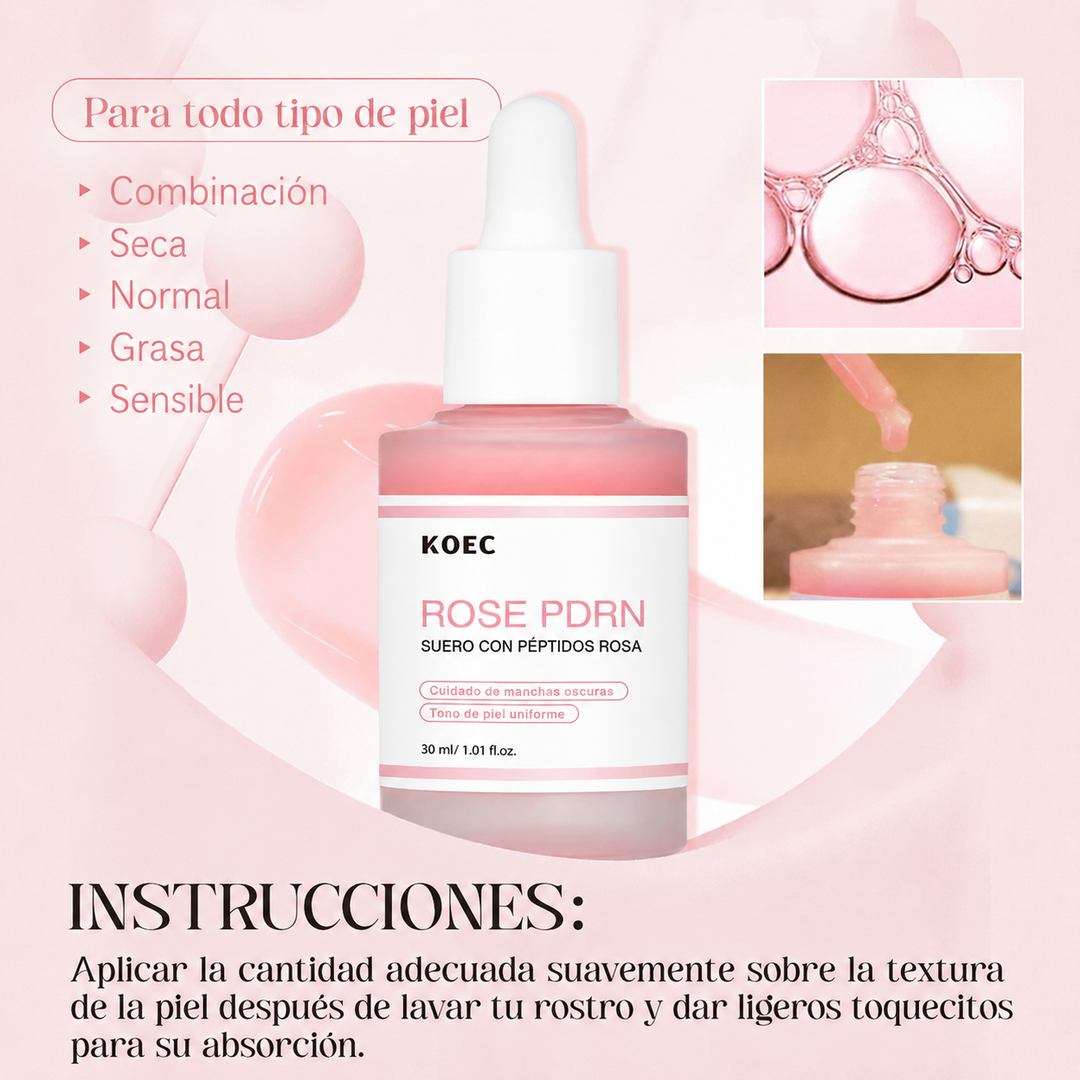 Sérum Facial Pink Glow con PDRN – Hidratación y Luminosidad