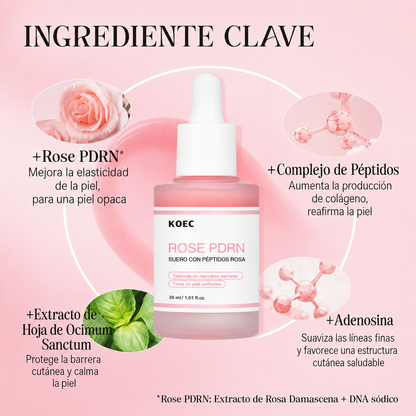 Sérum Facial Pink Glow con PDRN – Hidratación y Luminosidad