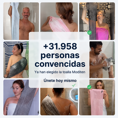 Toalla Exfoliante Corporal Moditen | Limpieza Profunda y Piel Suave