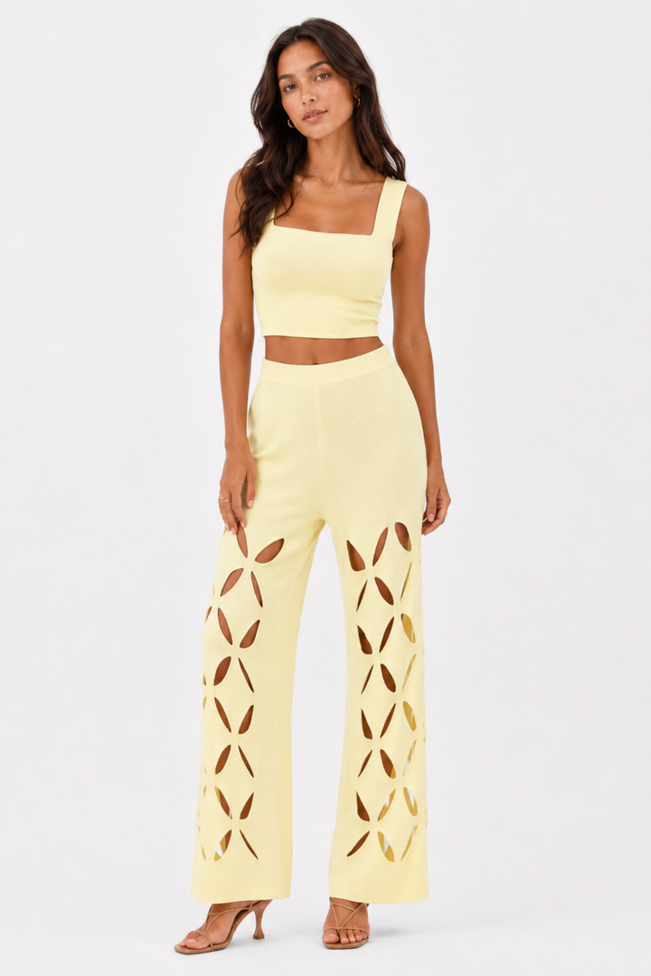 Conjunto de Punto Dos Piezas para Mujer
