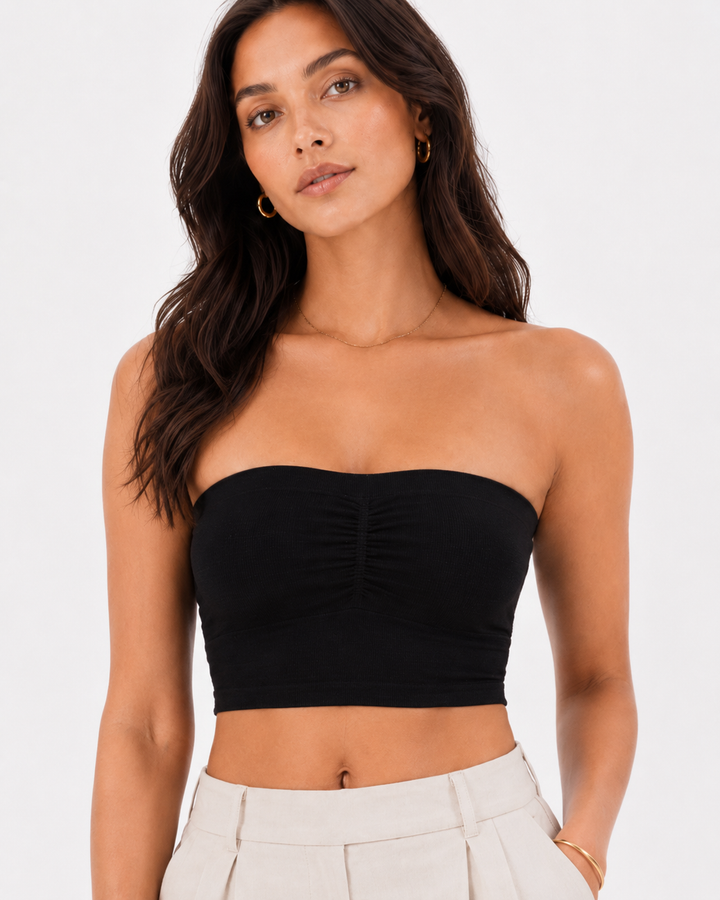 Top Invisible Moldeador Sin Tirantes – Ajuste Perfecto y Sin Marcas