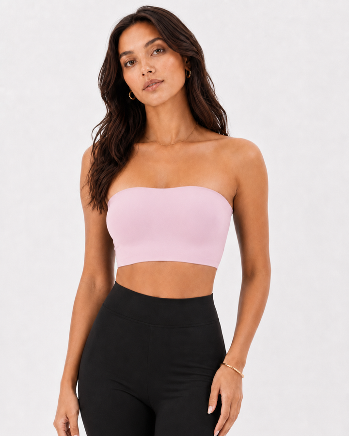 Top Deportivo Sin Tirantes Push Up – Comodidad y Sujeción Total