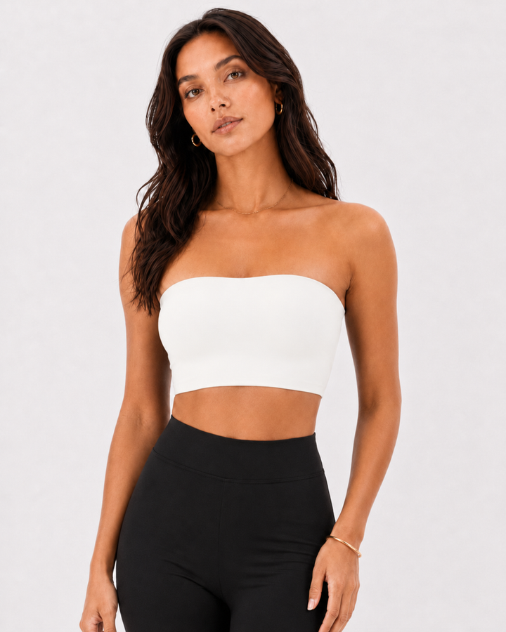 Top Deportivo Sin Tirantes Push Up – Comodidad y Sujeción Total
