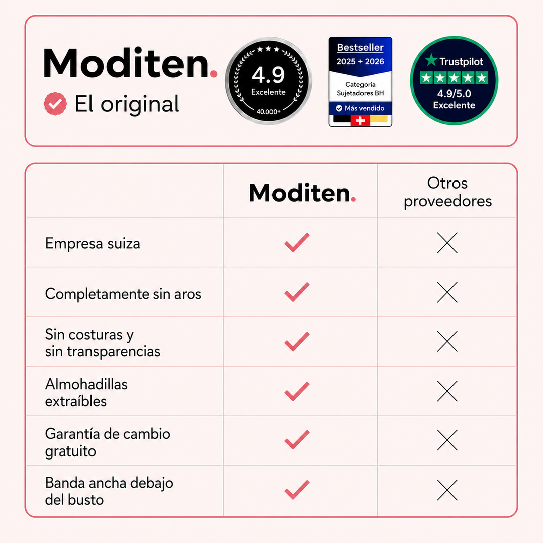 Sujetador ComfortLift Sin Costuras