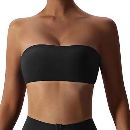 Top Deportivo Sin Tirantes Push Up – Comodidad y Sujeción Total
