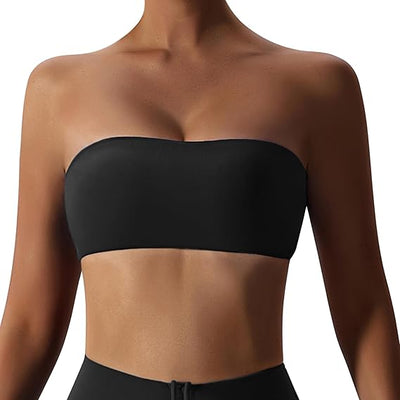 Top Deportivo Sin Tirantes Push Up – Comodidad y Sujeción Total