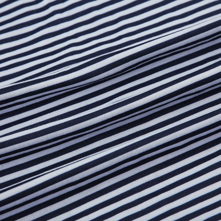 Pantalón ancho a rayas para mujer