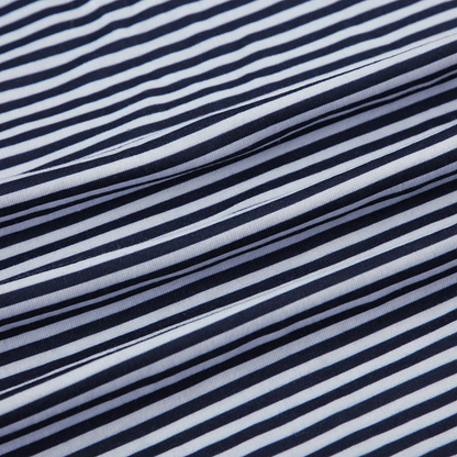 Pantalón ancho a rayas para mujer