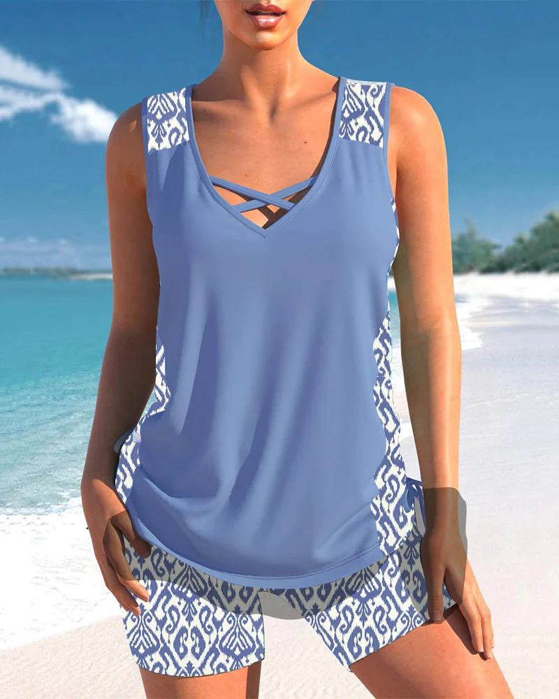 Tankini Moldeador Moditen™ con Short y Efecto Abdomen Plano