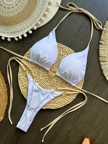 Bikini Brasileño con Tiras Ajustables