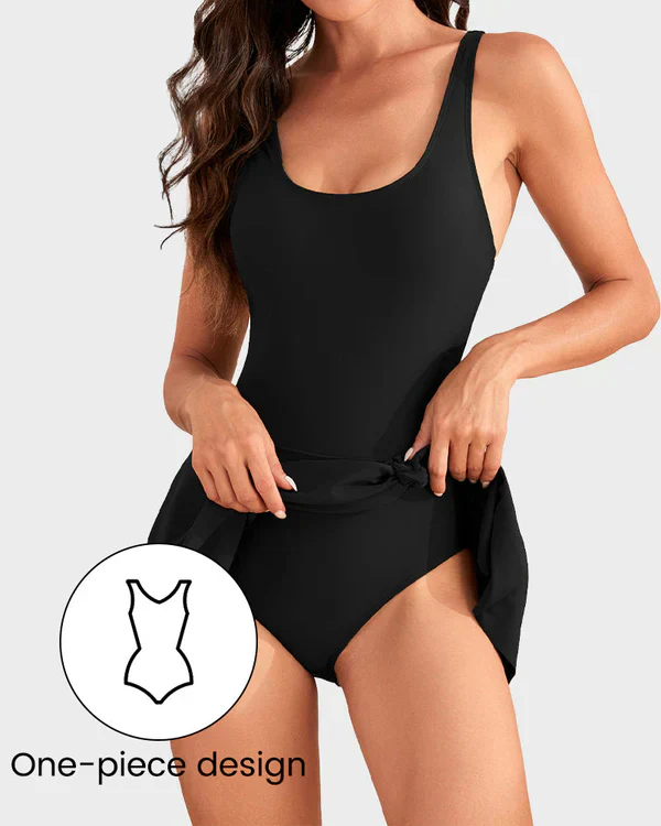 Bañador Reductor de Una Pieza con Control de Abdomen – Efecto Vientre Plano